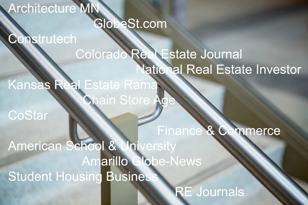 detailed view of staircase banister with white words in foreground